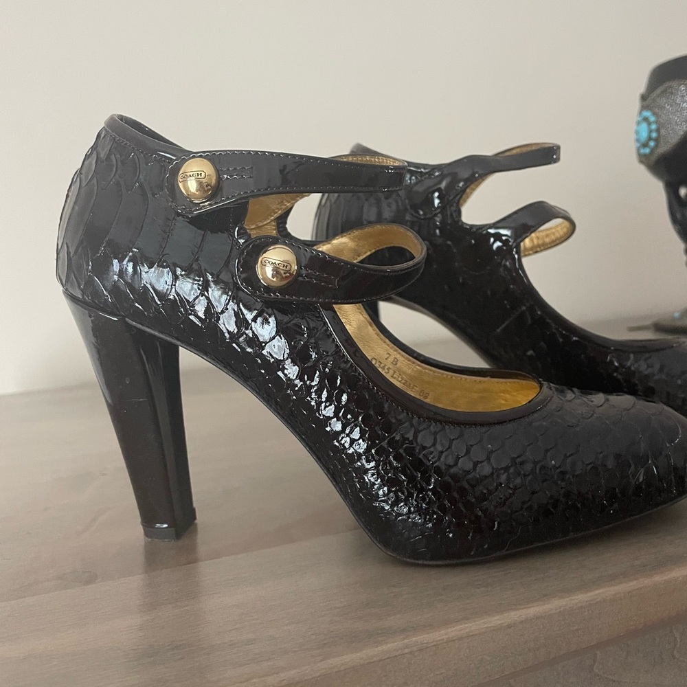 Coach high heels